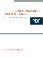 Analisa Dan Perancangan Sistem Informasi