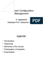 Software Configuration Management: G Jagadeesh Assistant Prof. (Selection Grade)