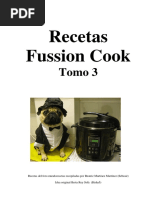 Recetas FussionCook Tomo 3