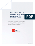 CPM Schedules How-To Manual