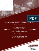 Brochure - Planeamiento Estratégico de Un Restaurante