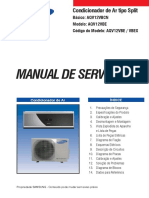 Manual de serviço para condicionador de ar tipo split AQV12VBE