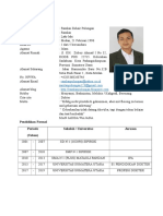 CV LENGKAP Ramlan Zuhair Pulungan Januari 2017