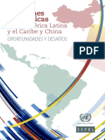 Relaciones económicas entre América Latina y el Caribe y China OPORTUNIDADES Y DESAFÍOS