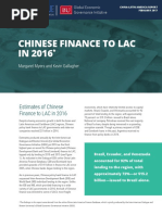 CHINESE FINANCE TO LAC IN 2016