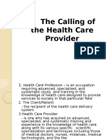 The Healthcare Provider