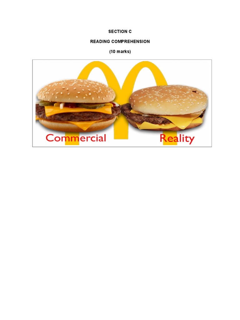 Section C Reading Comprehension PDF