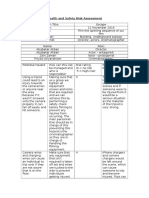 Health and Safety Risk Assessment.docx