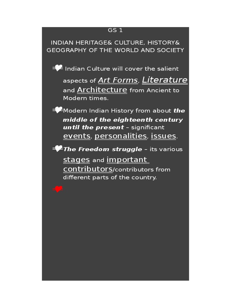 Indian Heritage and Modern History | PDF