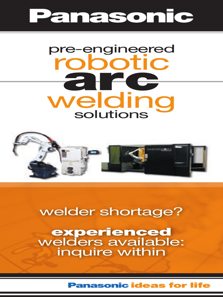 Panasonic 2 Welding And Robotics Pdf Welding Construction