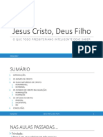 Aula 14 - Jesus Cristo, Deus Filho