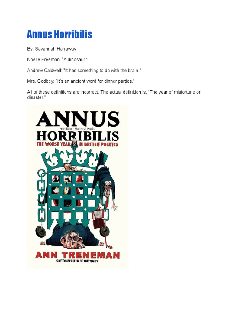 Annus Horribilis PDF