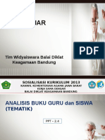 Analisis Bahan Ajar