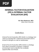 Efe Ife Matrix CPM