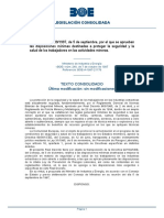 Real Decreto 1389 - 1997 Salud Ind Extractiva (Texto Consolidado) España