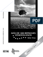 Mas de 300 Refranes Venezolanos Betty Vivas PDF