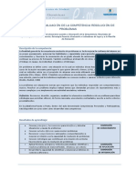 Formación y evaluación de la competencia resolución de problemas