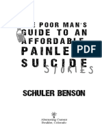 The Poor Man’s Guide to an Affordable, Painless Suicide by Schuler Benson (Book Preview)