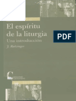 El Espiritu de La Liturgia Ratzinger