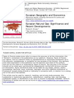 Eurasian Natural Gas, Significance and Recent Developments