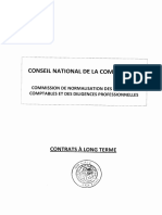 Avis de La Com Ission de Normalisation «Contrats à Long Terme» Du 04012017