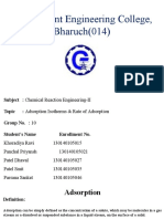 Government Engineering College Chemical Reaction Rate Adsorption