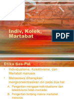 Indiv, Kolek, Martabat