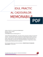 Ghidul Practic Al Cadourilor Memorabile