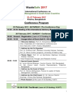 Conference Program - WasteSafe 2017