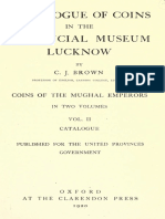 Catalogue of coins in the Provincial Museum Lucknow : coins of the Mughal emperors. Vol. II: Catalogue / by C.J. Brown