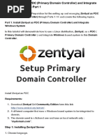 Install Zentyal As PDC (Primary Domain Controller) and Integrate Windows System - Part 1