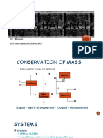 Mass Balance Part II