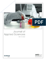 Journal of applied science