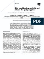 HALS Phosphite Combinations as Light and Heat Stabilizers for Polypropylene 1993 Polymer Degradation and Stability