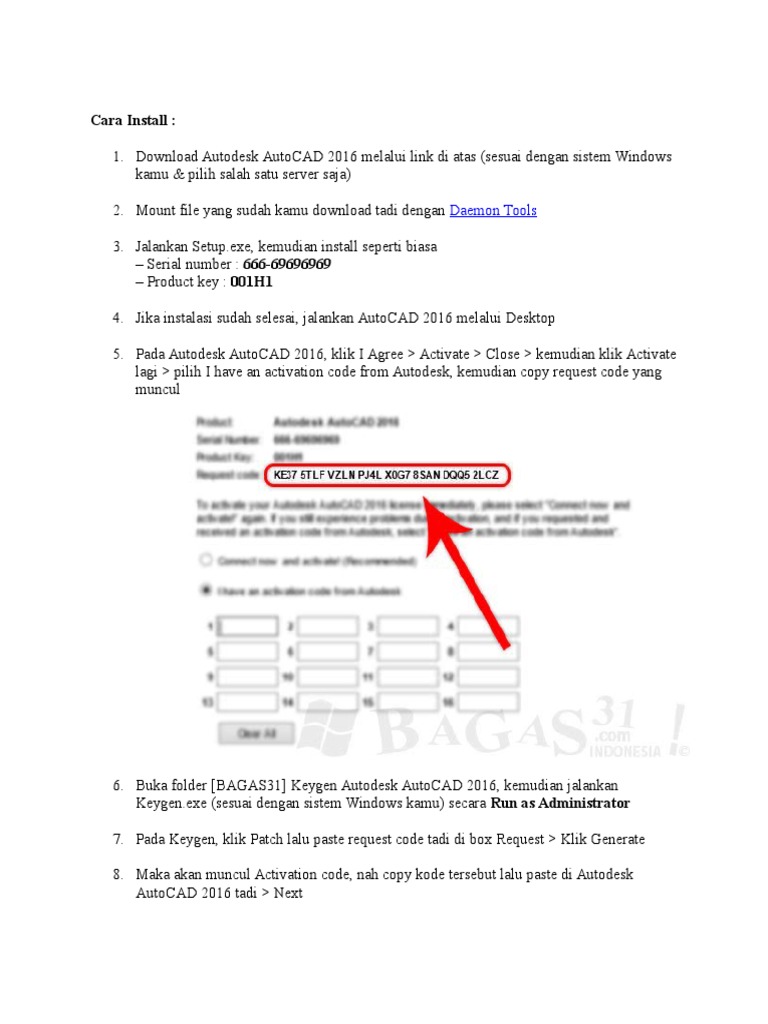 Cara Install Auto Cad | PDF | Komputer
