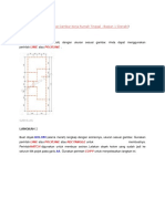 Tutorial AutoCAD Membuat Gambar Kerja Rumah Tinggal