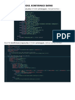 Modul Konfirmasi Bayar