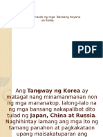 Mga Panghihimasok NG Mga Bansang Asyano Sa Korea