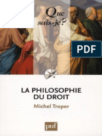 La Philosophie Du Droit - Troper Michel
