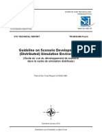 Guideline On Scenario Development For (Distributed) Simulation Environments
