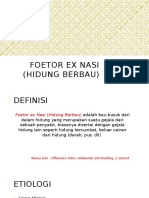 FOETOR Ex NASI (HIDUNG BERBAU) - Pamela