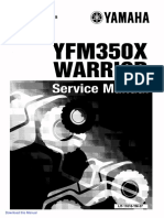 1990-2004 Yamaha YFM350X Warrior Factory Service Manual PDF