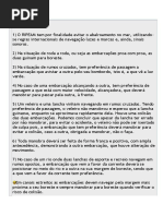 Dicas Para a Prova de Arrais Amador