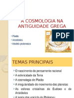 A Cosmologia Da Antiguidade Grega