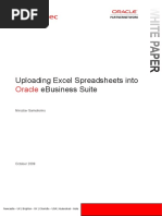 Uploading Excel