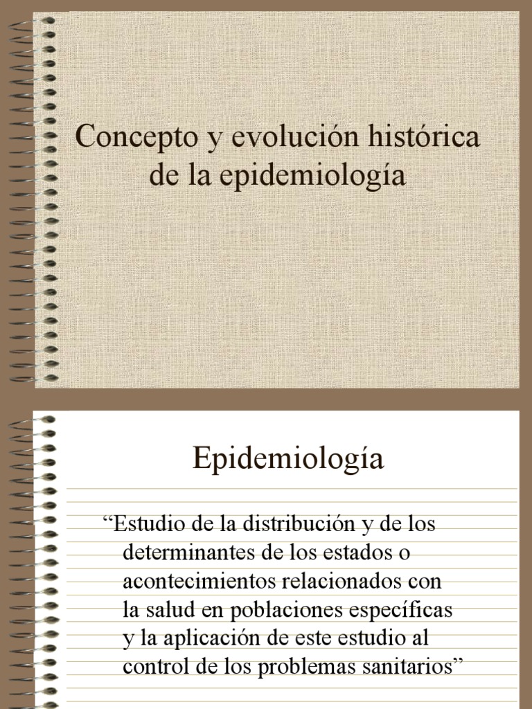 Historia de La Epidemiologia Epidemiología Ciencias de la tierra y de la vida