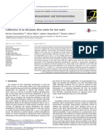 Calibration of An Ultrasonic Flow Meter For Hot Water PDF