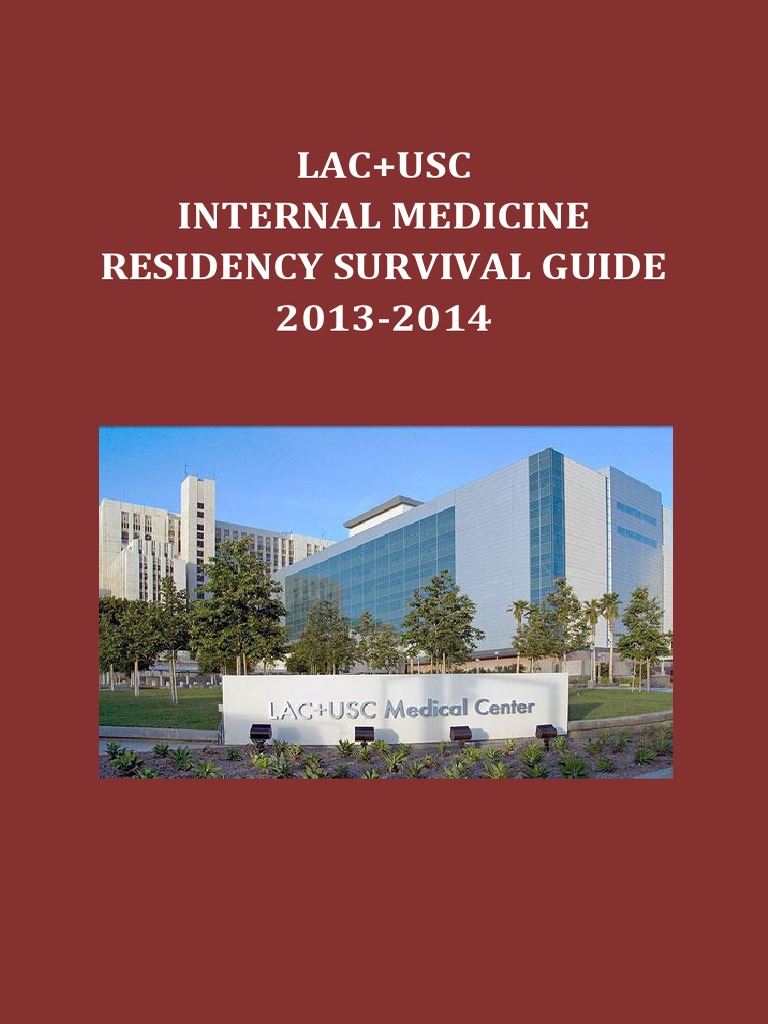 USC Internal Medicine Residency Guide | PDF | Medical Specialties | Clinical Medicine