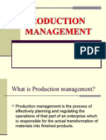 Production Mgmt