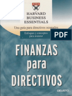 Finanzas para Ejecutivos - Hardvard Business Essentials.